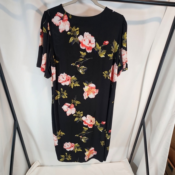ALEXANDRA + OAK Women's Floral Short Sleeve Shirt Dress Size XL - Picture 5 of 5